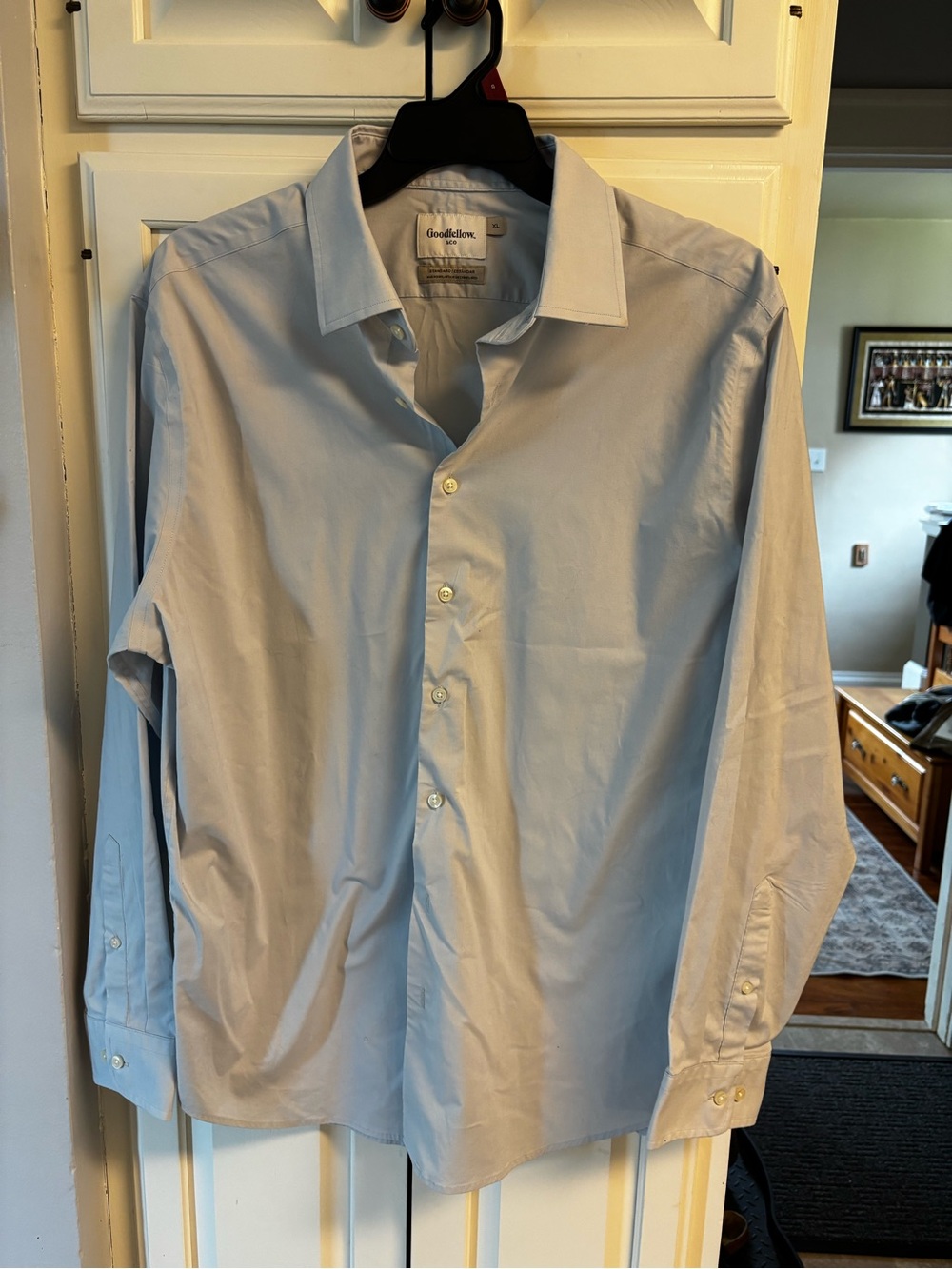 Goodfellow & Co Light Blue Men's Dress Shirt - Button Front